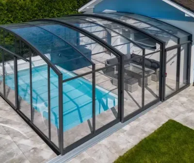 Acoperire piscina din policarbonat Albixon - Casablanca