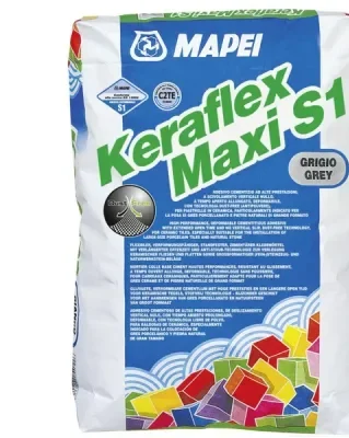 Adeziv Mapei Keraflex Maxi S1 Zero pentru placare piscine, 25 kg - Mapei