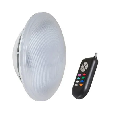 Bec cu LED RGB cu telecomanda, 15W, PAR56 - AstralPool 75766 / 71740