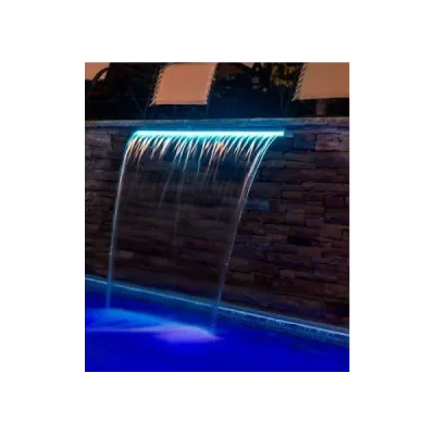 Cascada incastrabila pentru piscina plexi PB-900-150, 900 mm, 12w LED - Emaux 109205