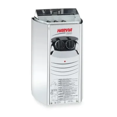 Incalzitor sauna Vega Compact cu panou incorporat, 2.3 kW, 1.3-2.5 m3 - Harvia HCB230400S