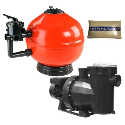 Kit de filtrare apa piscina 22 m3/h, 85-160 m3, AstralPool kit4.d750