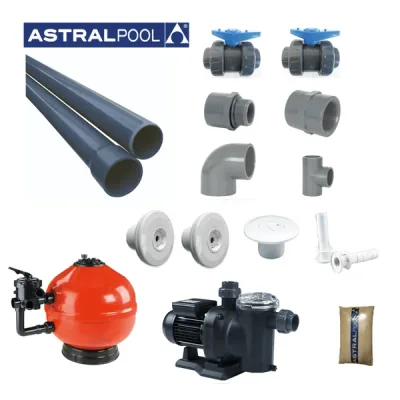 Kit echipamente piscina pentru volum 85-160 m3/h AstralPool KIT75MC