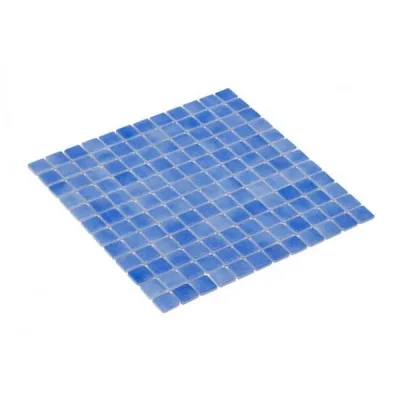 Mozaic din sticla 2.5x2.5, suport fibra de sticla HVZ-121