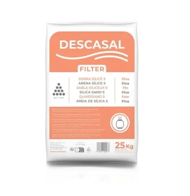 Nisip cuartos pentru filtrarea apei din piscina, granulatie 0.5 - 1.0 mm, sac 25 kg 3855