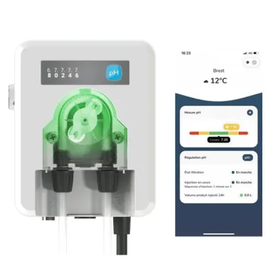 Pompa dozatoare pH, analogica, 1.5 l/h, cu wi-fi si iluminat inteligent, pentru piscine pana in 150 mc Phileo VP - CCEI France