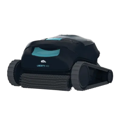 Robot automat curatare piscina, pentru podea, pereti si linia apei, bluetooth, fara cablu, lungime piscina max 10 m, Liberty400 - Dolphin Maytronics Liberty400