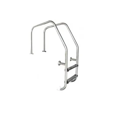 Scara piscina Overflow, 4 trepte, inox AISI 304  - Poolzone 08922-304