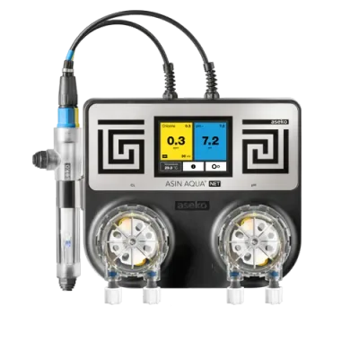Sistem de dozare si control pH/Clor liber, digital, Wi-Fi, pentru piscine pana in 250 m3 - Asin Aqua Net