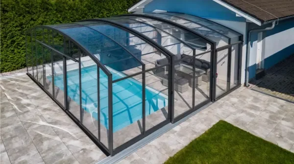 Acoperire piscina din policarbonat Albixon - Casablanca