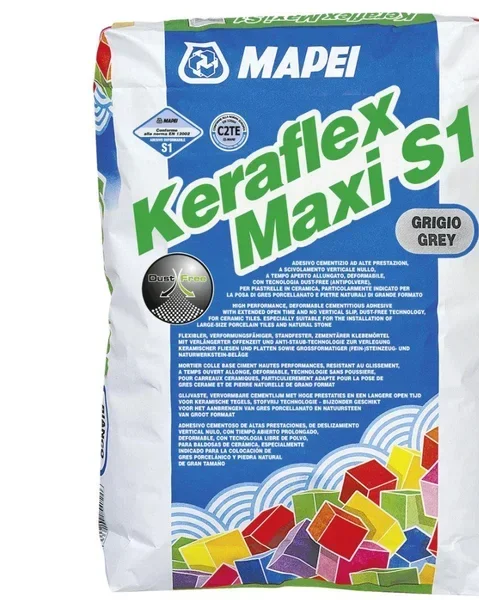 Adeziv Mapei Keraflex Maxi S1 Zero pentru placare piscine, 25 kg - Mapei