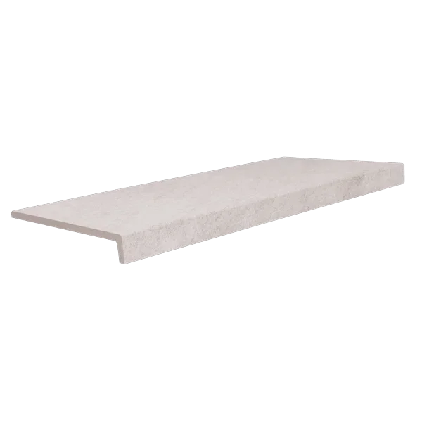 Bordura White Stone pentru piscina din portelan 625x317x40mm