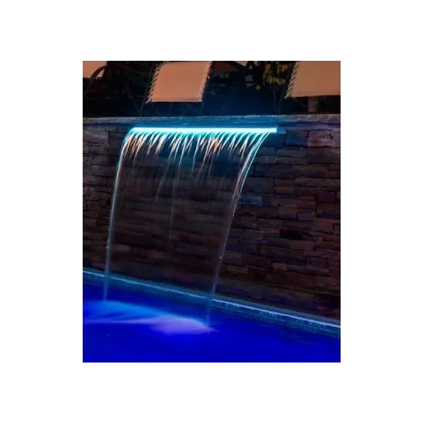 Cascada incastrabila pentru piscina plexi PB-300-150, 300 mm, 4w LED - Emaux 109201