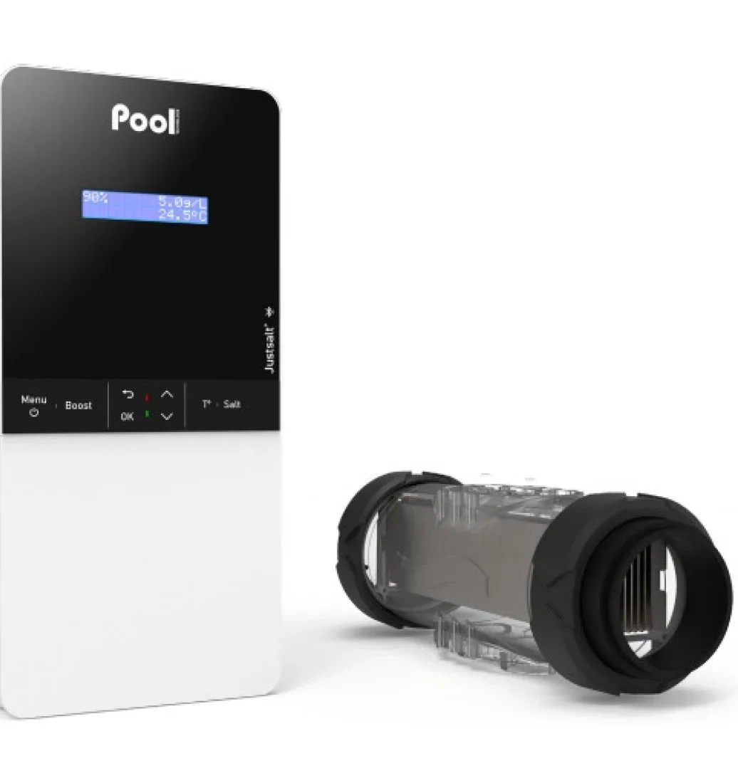 Electrolizor de sare pentru piscina, 80 mc, cu sonda ORP si Bluetooth, Justsalt Pro Clor  - Pool Technologie G4HX16