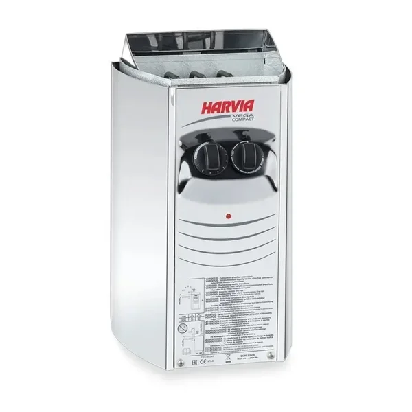 Incalzitor sauna Vega Compact cu panou incorporat, 2.3 kW, 1.3-2.5 m3 - Harvia HCB230400S
