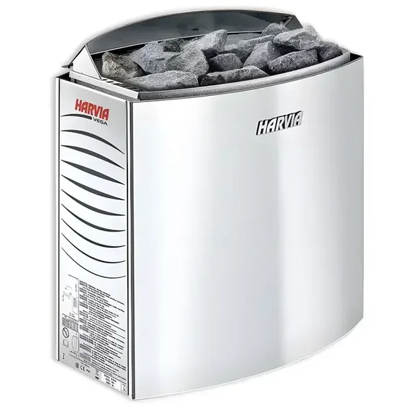 Incalzitor sauna Vega fara panou de comanda, 4.5 kW, 3-6 m3 - Harvia HCBE450400S