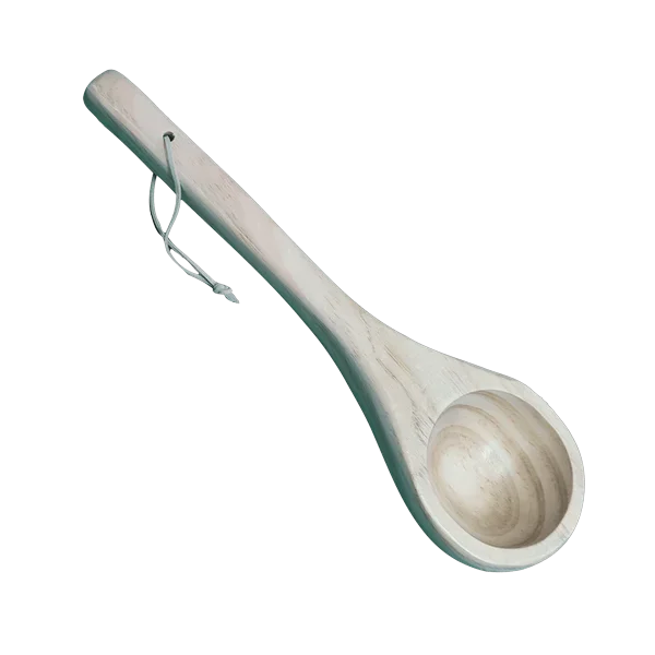 Lingura de lemn pentru sauna, 36 cm