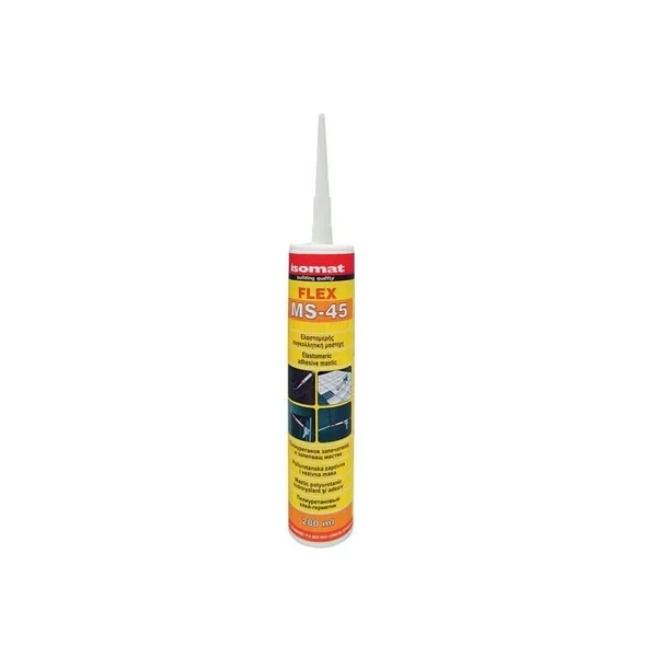 Mastic elastomeric pentru lipire și etanșare FLEX MS-45, 280 ml - Isomat