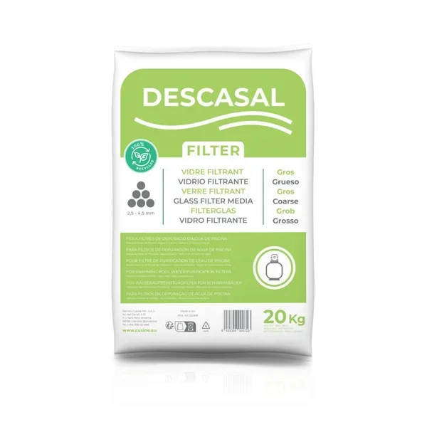 Nisip sticla pentru filtrarea apei din piscina, granulatie 2- mm, 20 kg 03606