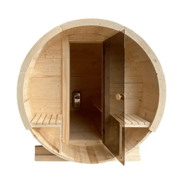 Sauna uscata exterioara din lemn de brad, diferite dimensiuni, Colectia Elysium