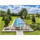 Acoperire piscina din policarbonat Albixon - Monaco Future – imaginea 1