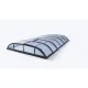 Acoperire piscina din policarbonat Dallas A antracit 6 x 3 m – imaginea 1