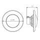 Bec cu LED ALB cu rama ABS, 14.5W, PAR56 - AstralPool 70528 – imaginea 4
