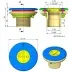 Duza de aspirare perete pe filet pentru piscine pe liner AstralPool 00332 – imaginea 2