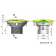 Duza de refulare pardoseala pe filet pentru piscine din beton AstralPool 00303 – imaginea 2