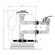 Filtru piscina 30 mc/h, D900 Vienna Side Peraqua 7300496 – imaginea 2