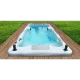 Jacuzzi pentru 6 persoane + minipiscina pentru inot Rio Grande + capac termic - Wellis – imaginea 2