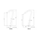 Jet de apa pentru piscina inox AISI316 - Astralpool 52242 / 52243 – imaginea 2