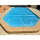 Prelata de vara pentru piscina, albastra, 500 microni, dimensiune 12x4 m – imaginea 4