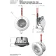Proiector cu halogen 300W, PAR56, nisa ABS pentru piscine cu liner - Astralpool 07856 – imaginea 2