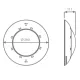 Proiector plat cu LED ALB, 11.5W, cu suport de prindere pentru beton - AstralPool 74941 – imaginea 5