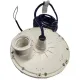 Proiector plat cu LED Gaia ALB, 40 W, filet 11/2", GAM40 - CCEI France PK10R101 – imaginea 4