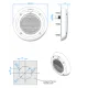Proiector plat cu LED RGB LumiPlus S-lim, 27W, cu suport prindere pentru liner - AstralPool 56024 – imaginea 2