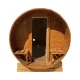 Sauna uscata exterioara din lemn de brad, diferite dimensiuni, Colectia Prestige – imaginea 1