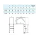 Scara piscina Overflow, 2 trepte, inox AISI 304  - Poolzone 08920-304 – imaginea 2
