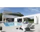 Sezlong pentru piscina alb Serendipity Arkema S010-9003 – imaginea 3