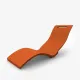 Sezlong pentru piscina Portocaliu Serendipity Arkema S010-2009 – imaginea 1