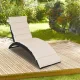 Sezlong pliabil cu saltea pentru piscina sau gradina din poliuretan TW008 – imaginea 5