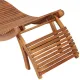 Sezlong pliabil ergonomic din lemn de cedru rosu pentru piscina TW009 – imaginea 3
