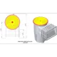 Skimmer cu gura mica pentru piscine din beton AstralPool 00250 – imaginea 2